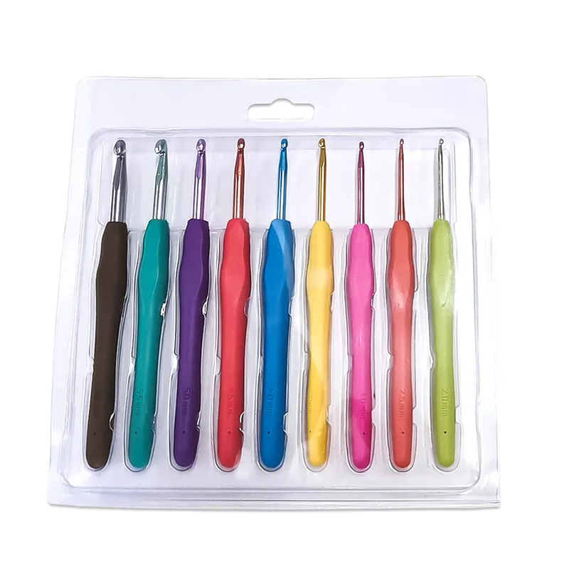 

1 комплект смешанного металлического крючка, набор шаблонов для вязания крючком с TPR алюминиевыми спицами, ткацкий станок, инструмент для поделок своими руками