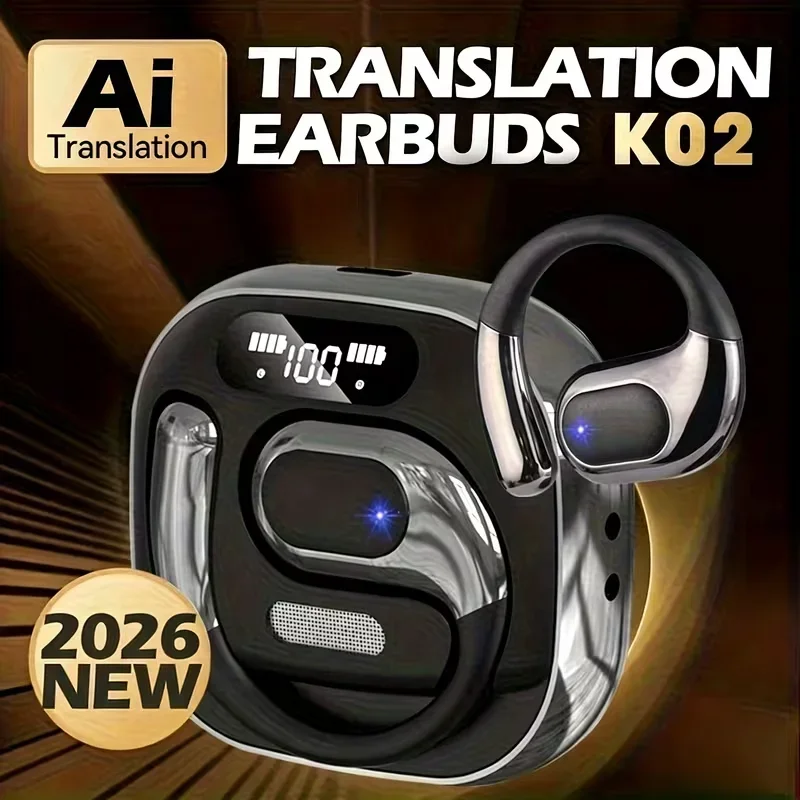 Smart Translation Earbuds - 144 Languages & Accents, Real-Ti