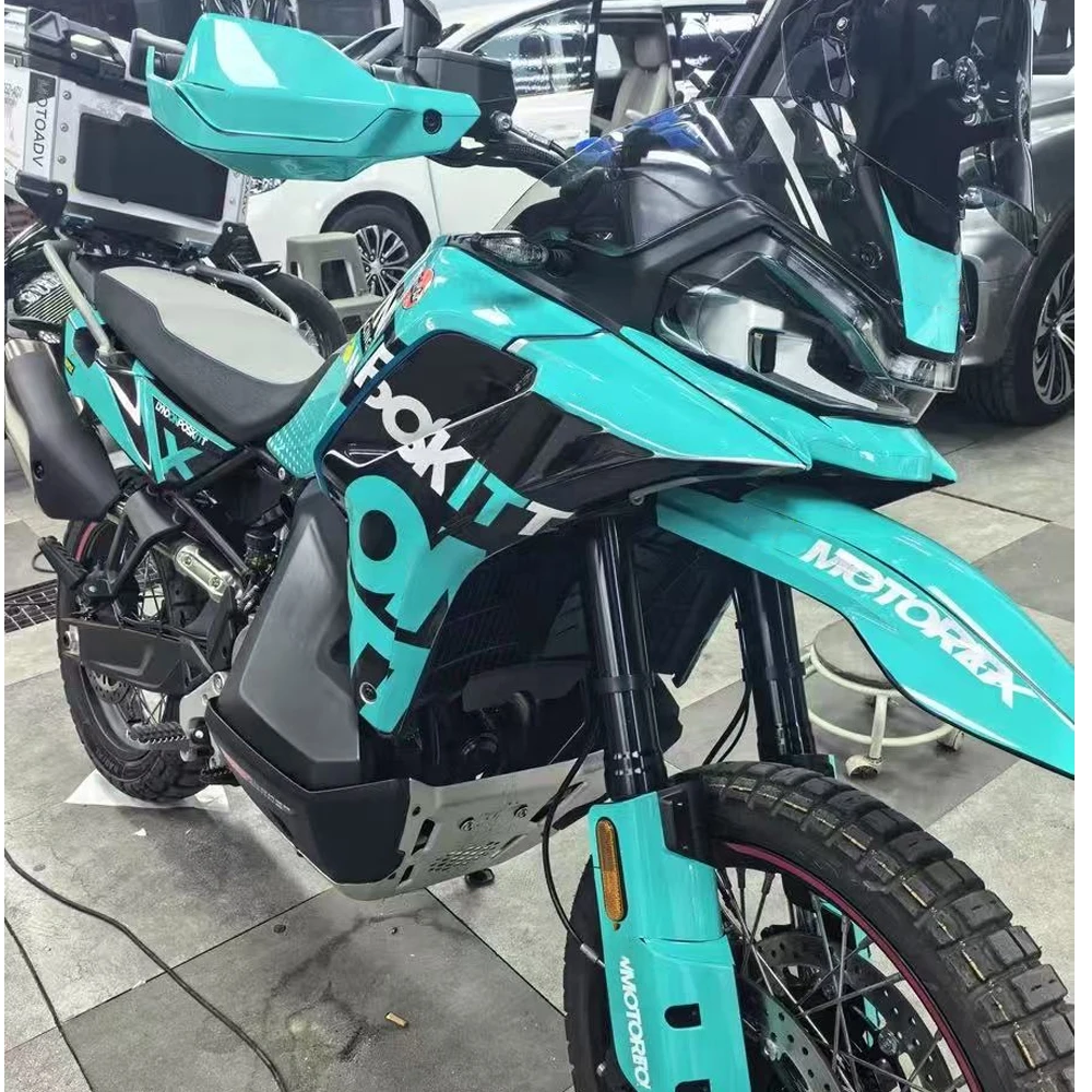 ل CFMOTO 800MT-X 800MTX جديد دراجة نارية اكسسوارات كامل سيارة زهرة نسخة ملصق مضاد للمياه الديكور الشارات نمط