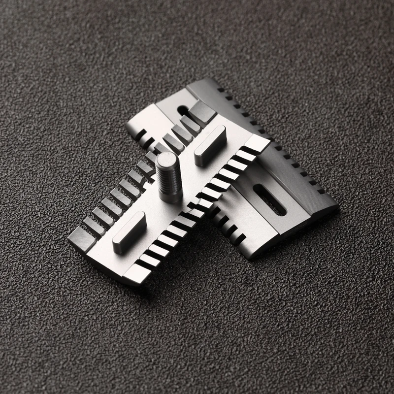 2026 New Arriva！YAQI Titanium Mellon Men's Safety Razor Head for Shaving Razors, Professional Smooth Shaving Grooming Tool view 6