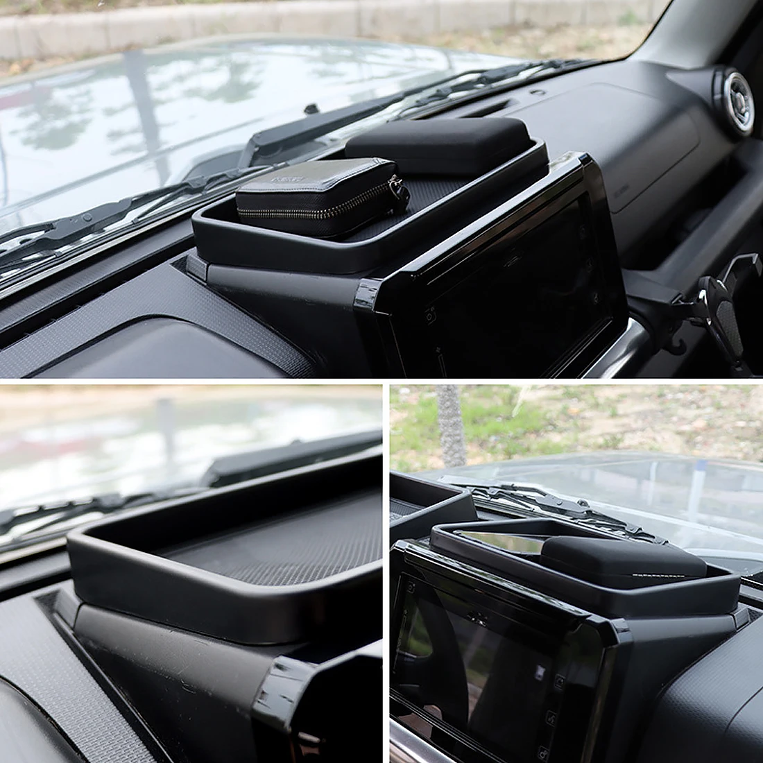 Center Console Dashboard Organizer Tray Phone Holder for Suzuki Jimny JB64 JB74 2019-2026 Storage Tidying Interior Accessories
