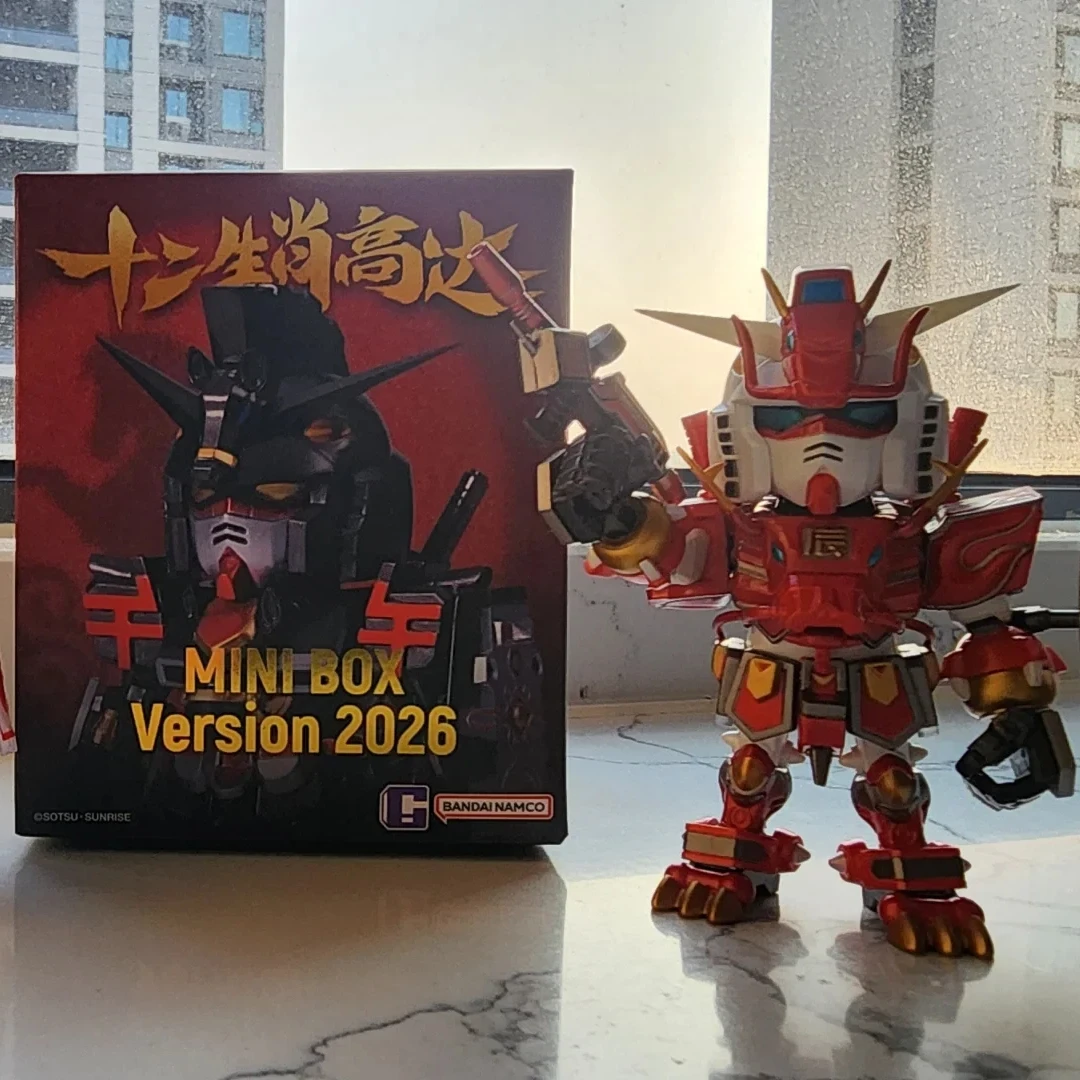 Оригинальные модели Bandai Qmsv «Двенадцать знаков зодиака Гандам» в формате «слепой коробки», аниме-атрибутика, ручной работы, для взрослых коллекционеров, декоративные игрушки, подарки на праздники.