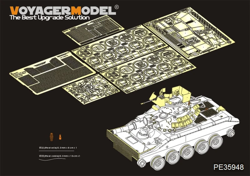 Voyager Model PE35948 1/35 Modern US M551 Sheridan Airborne Tank (Vietnam War) (For TAMIYA 35365) No Tank