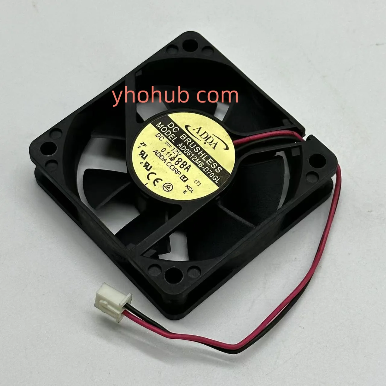 

ADDA AD0612MB-D70GL Server Cooling Fan DC 12V 0.11A 60x60x15mm 2-Wire