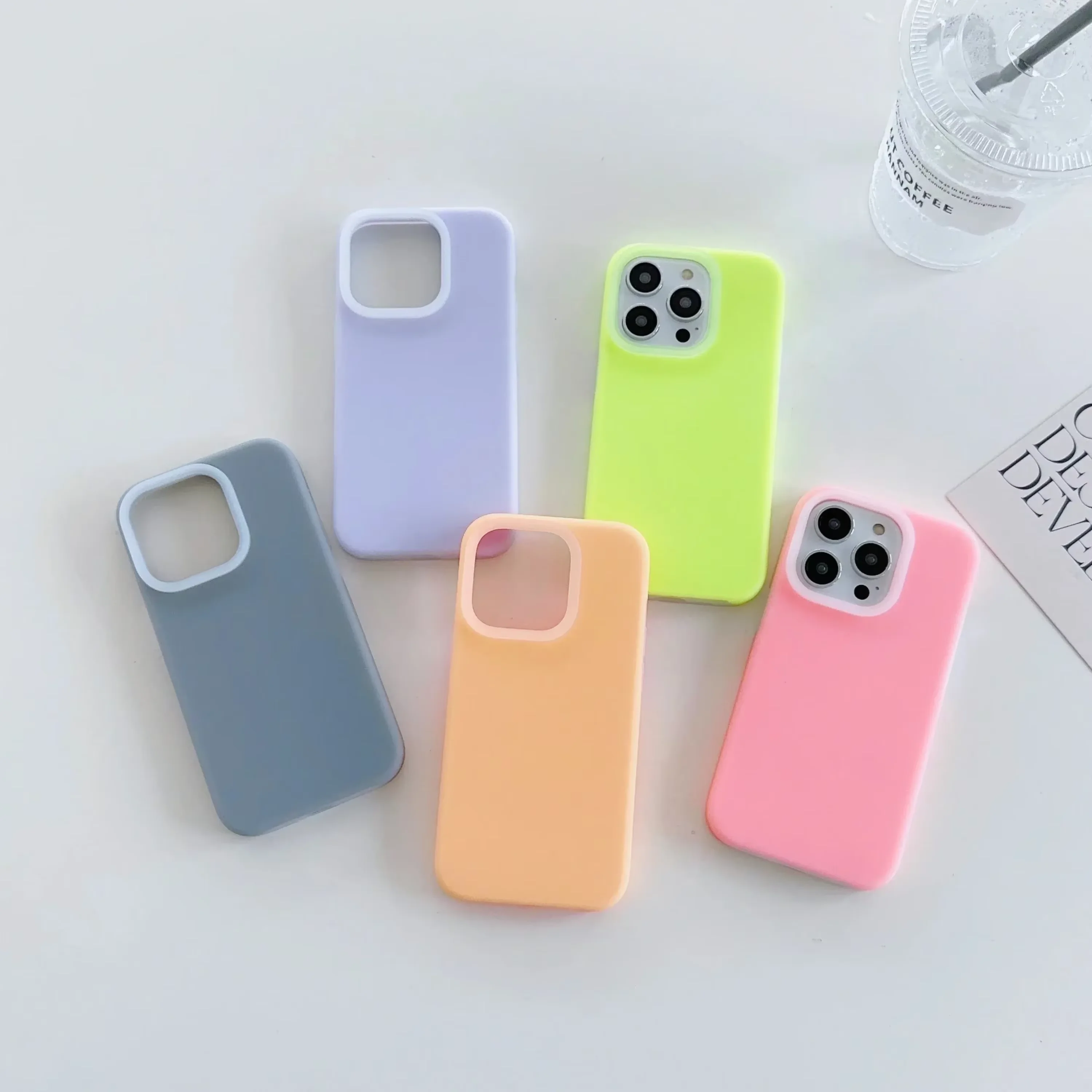 For iPhone 16 15 14 13 Pro Max Case Luxury Liquid Jelly Silicone Phone Case for iPhone 11 12 Pro Max 14 15 Plus Protection Cover