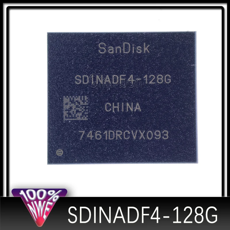 Imagem -02 - Chipconjunto ic de Memória Flash com Bolas 100 Teste Bom Produto Sdinadf4128g Sdinbda4-128g Ufs 5.1 128gb Bga153 Emmc 128g