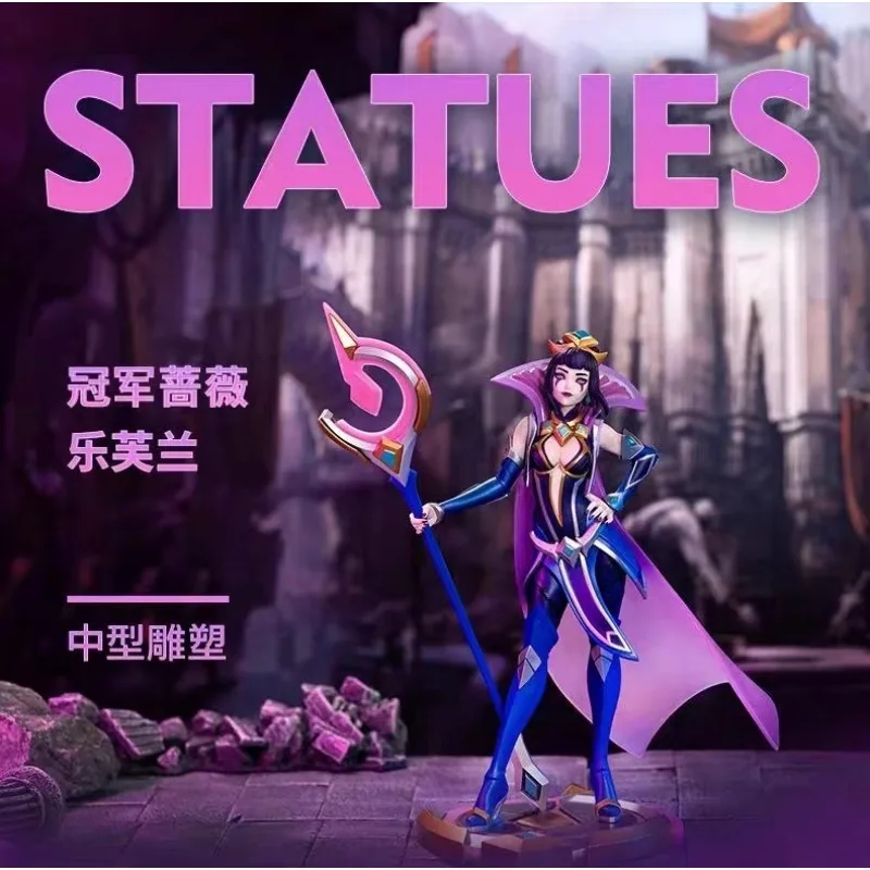 League Of Legends LOL Anime Figurine  LeBlanc Action Figure Gaming Peripherals Series of mediumsized sculpture Decoration Gifts