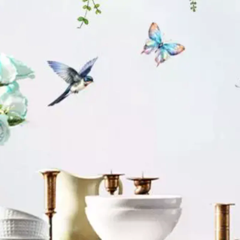 Multiple Flower Shelf Potted Furniture Wall Stickers Home Decor Accessories Living Room Bedroom Decoration Kids Room Wall Decal