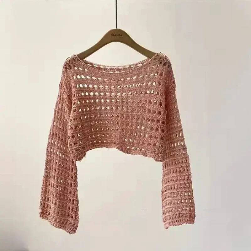 Thumbnail 4 - #36 New Cropped Knit Sweaters Arrivals