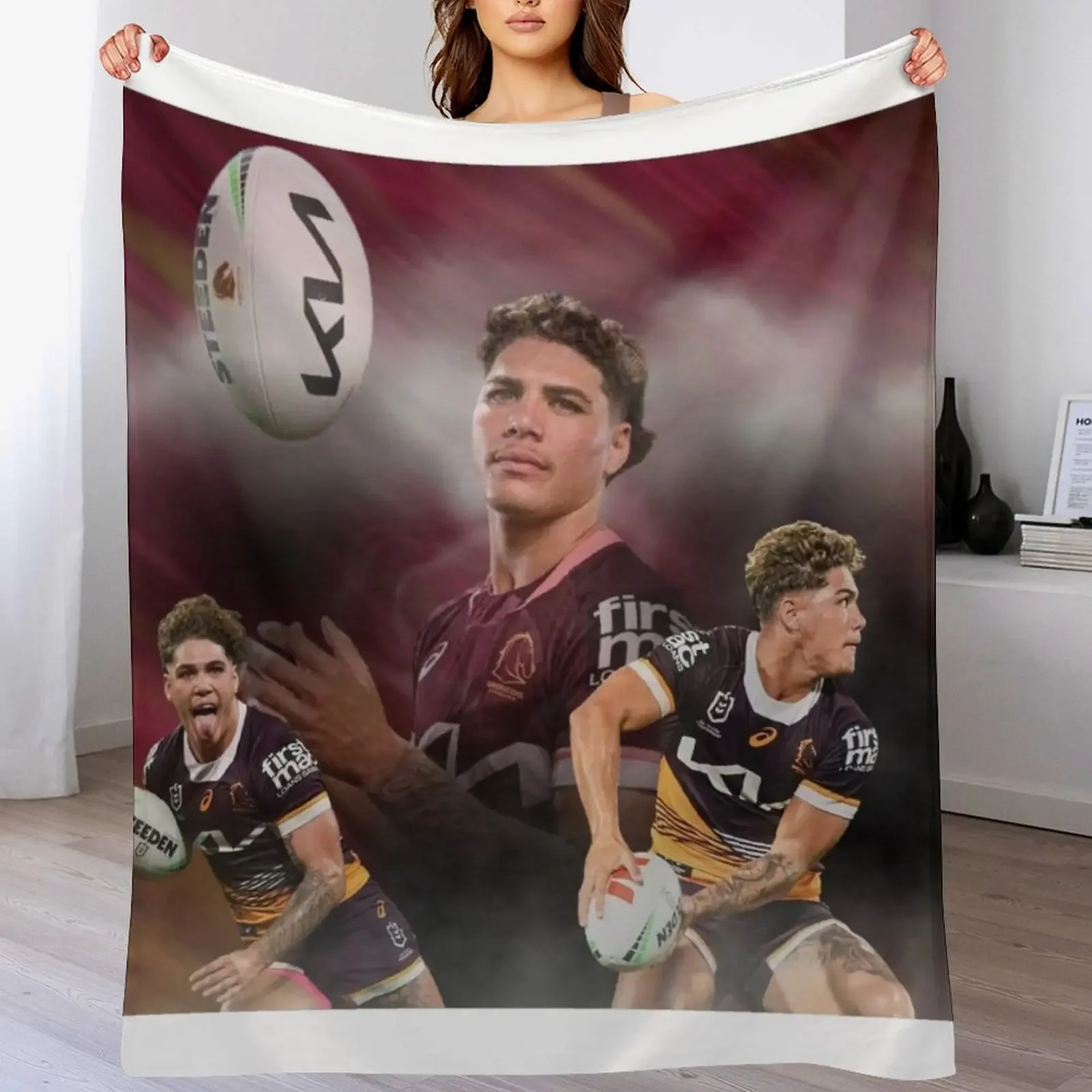 

Reece Walsh Throw Blanket Shaggy For Baby christmas gifts Quilt Blankets