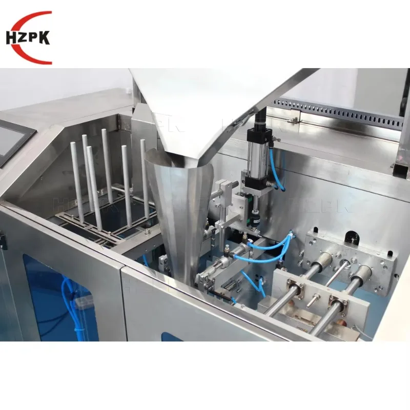 Automatic Food Tea Powder Coffee  Plastic Paper Zip Stand up Bag Pouch Filling Sealing Printing Packaging Machine