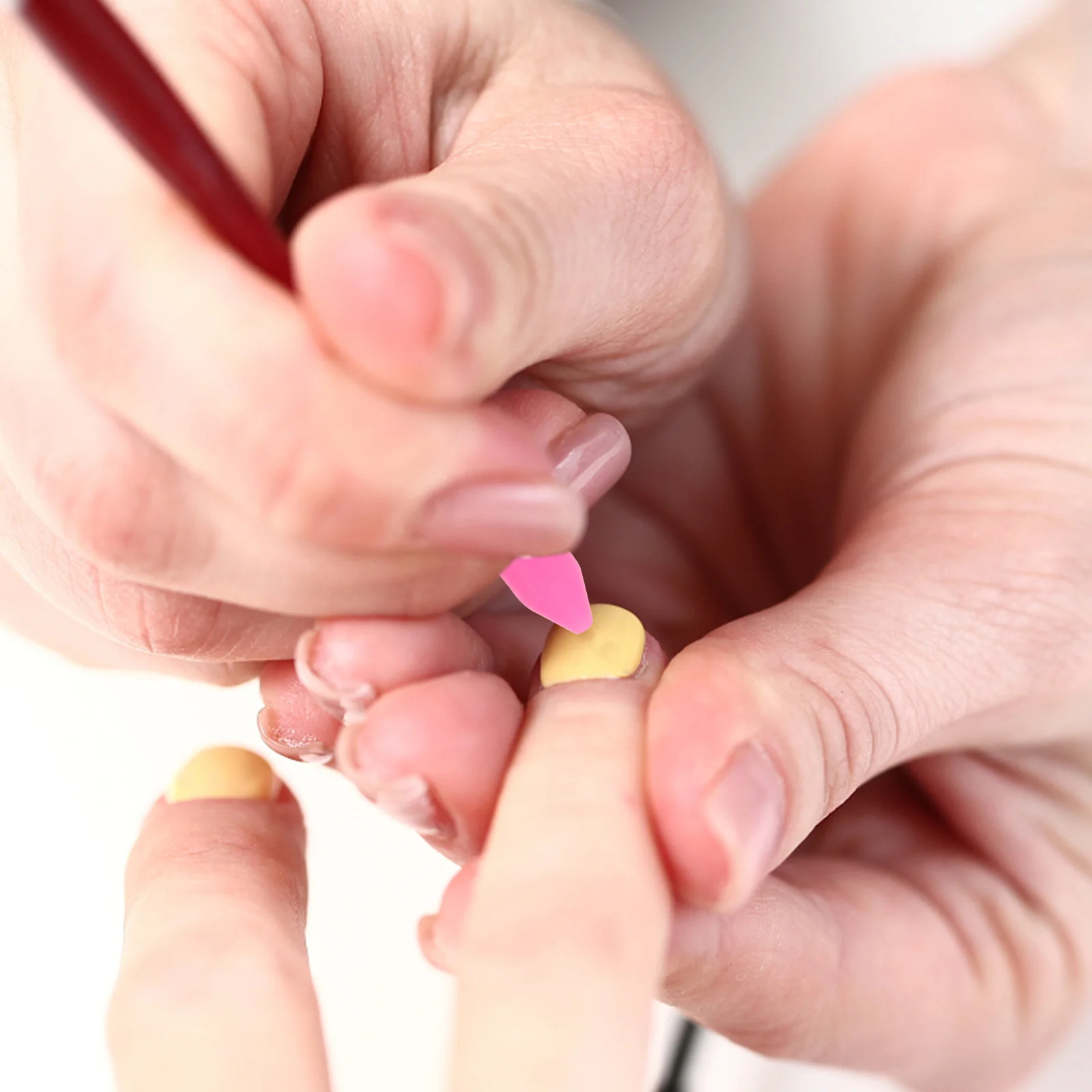 12pçs pontas de cera selecionadora de strass, acessórios de manicure, arte de unha, ferramentas diy, selecionador de cera substituível, pontas de cabeça de substituição