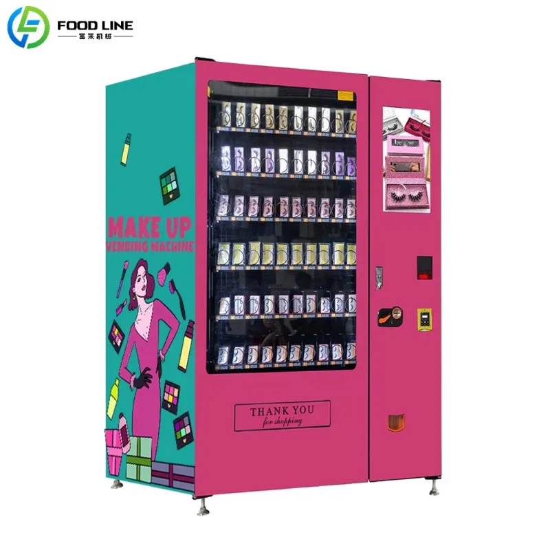

Автомат для продажи косметики, макияжа, накладных ресниц и париков с прочной конструкцией и эффективным обслуживанием