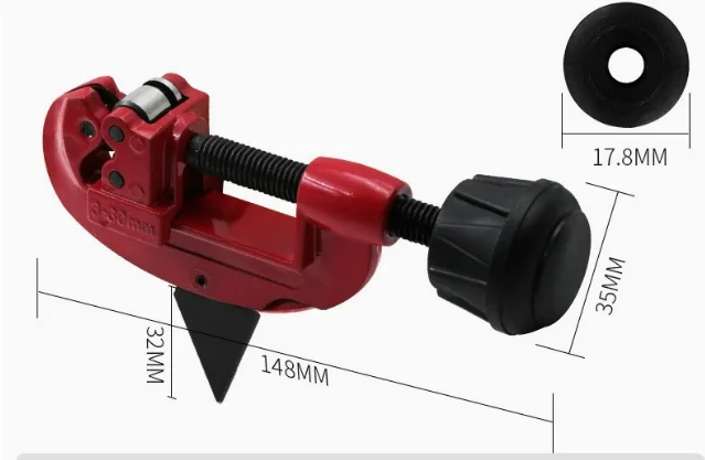Cutter Tubing Cutter G Type Cutter For HVAC Systems 2pcs Portable High Strength Pipe  Pipe