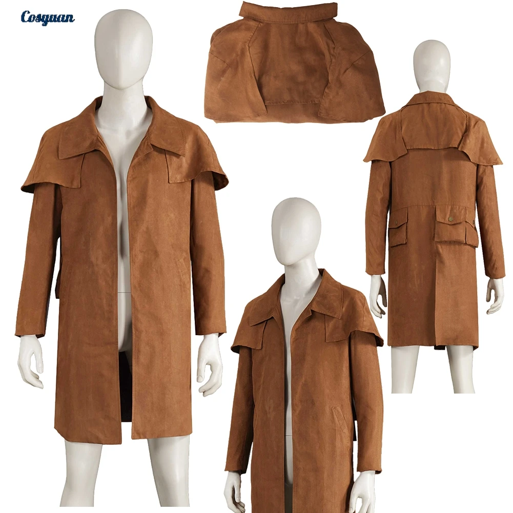 

Desert Ranger Anime Cosplay Trench Coat Clothes Men Adult Party Disguise Roleplay Male Halloween Costume Carnival Outfit Suits