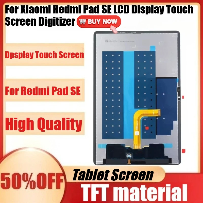 New TFT 23073RPBFC Lcd For Xiaomi Redmi Pad SE LCD Display Touch Screen Digitizer For Redmi Pad SE Display Touch Screen