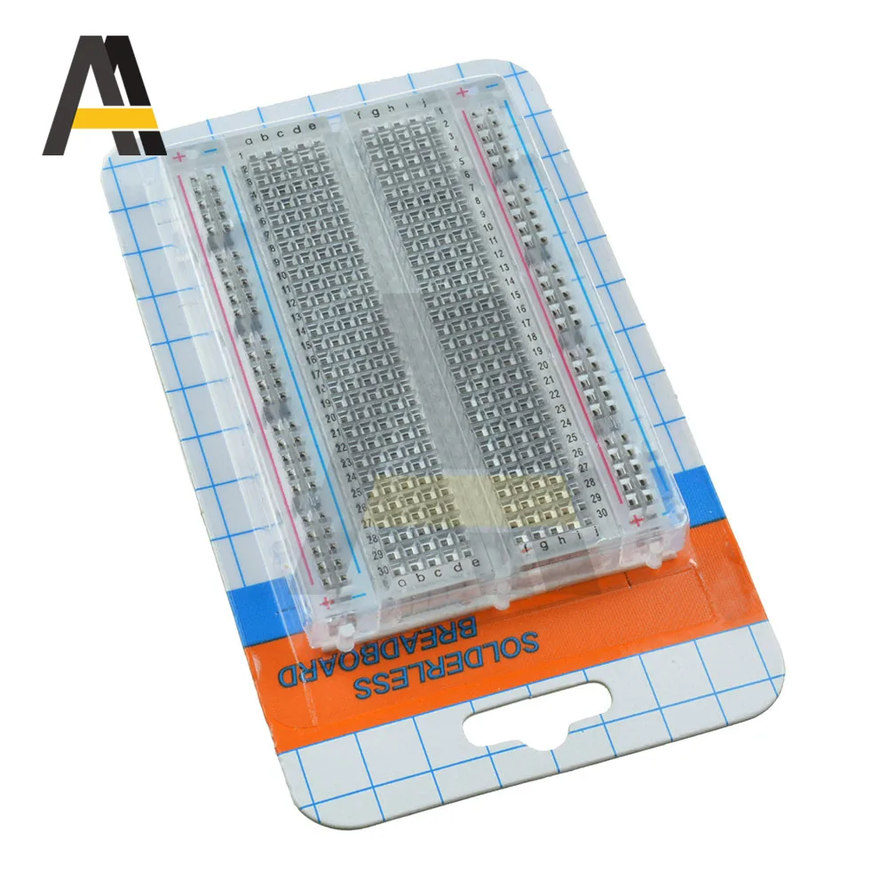 Nuovo Mini Tagliere Senza Saldatura Materiale Trasparente 400 Punti Disponibili FAI DA TE TIE FAI DA TE elettronico PER MB-102 MB102