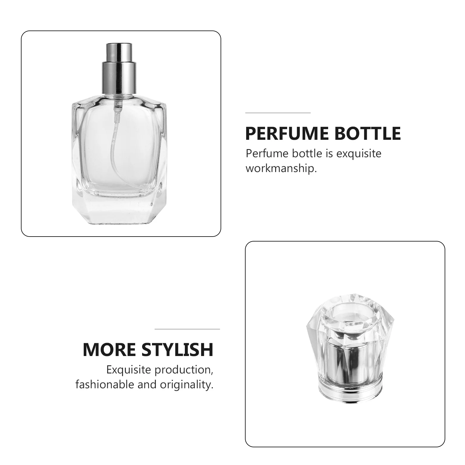 2 قطعة 30 مللي زجاجات عطر زجاجية قابلة لإعادة الملء رذاذ رذاذ لعطر زيت غسول تخزين ديكور الحمام الغرور الجدول استخدام