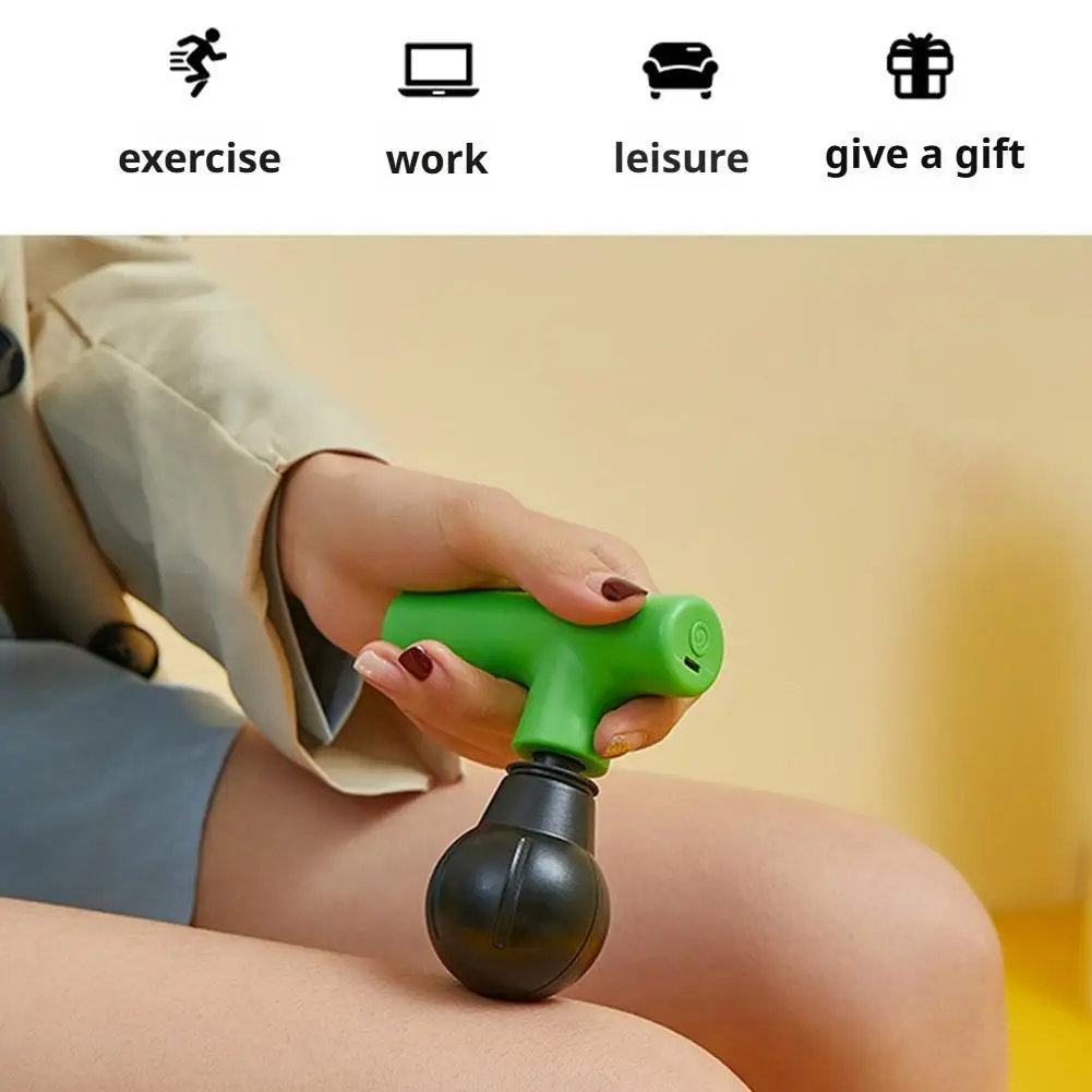 Picture 5: Portable Mini Massage Gun, Handheld Deep Tissue Massager for Back Leg Relaxer,  Muscle Relaxer Massager After Fitness Work