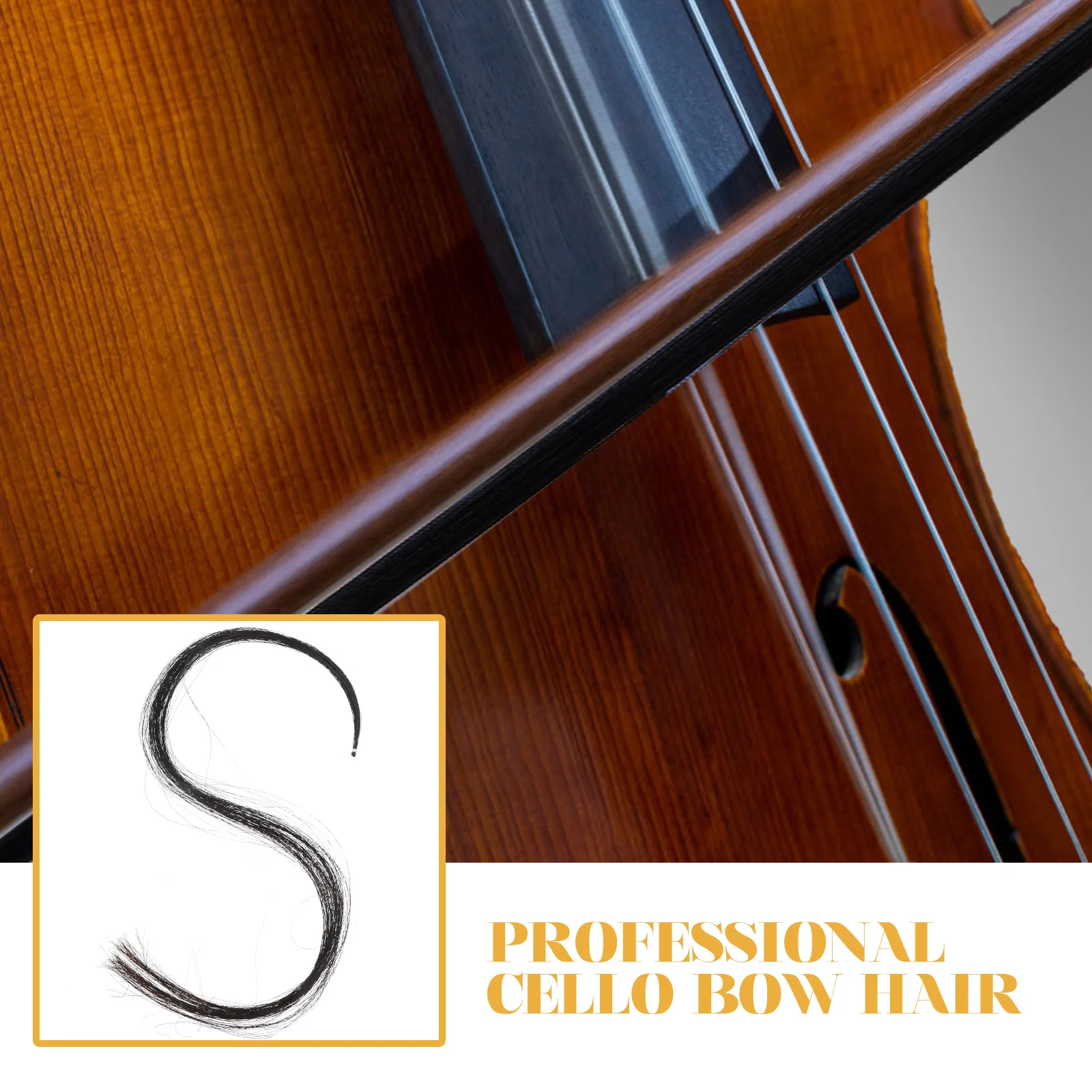 

Cello Bow Hair Bows for Violoncello Adjustable Practical Professional Ponytail Supply