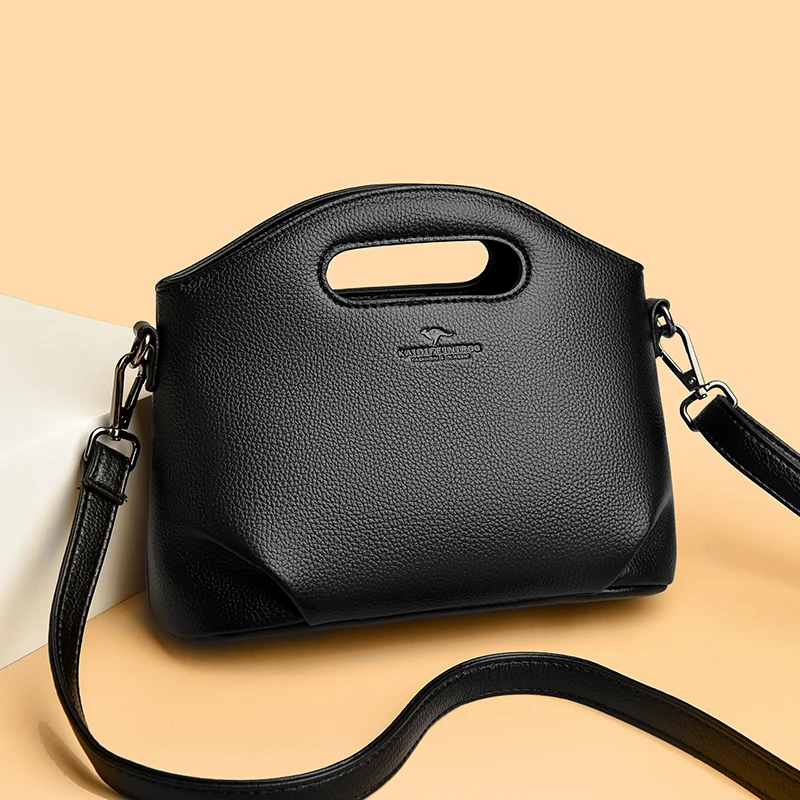 

Women's Handbag New Large-Capacity Bag Fashionable Versatile Commuter Bag Elegant PU Leather Briefcase Women's Bag