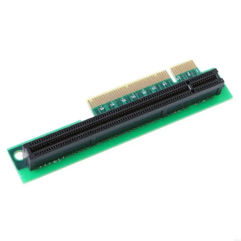 

96GE 90 Degree PCI-E 8X Male to 16X Female Riser Adapter for 1U 2U Support Graphics Card, Card