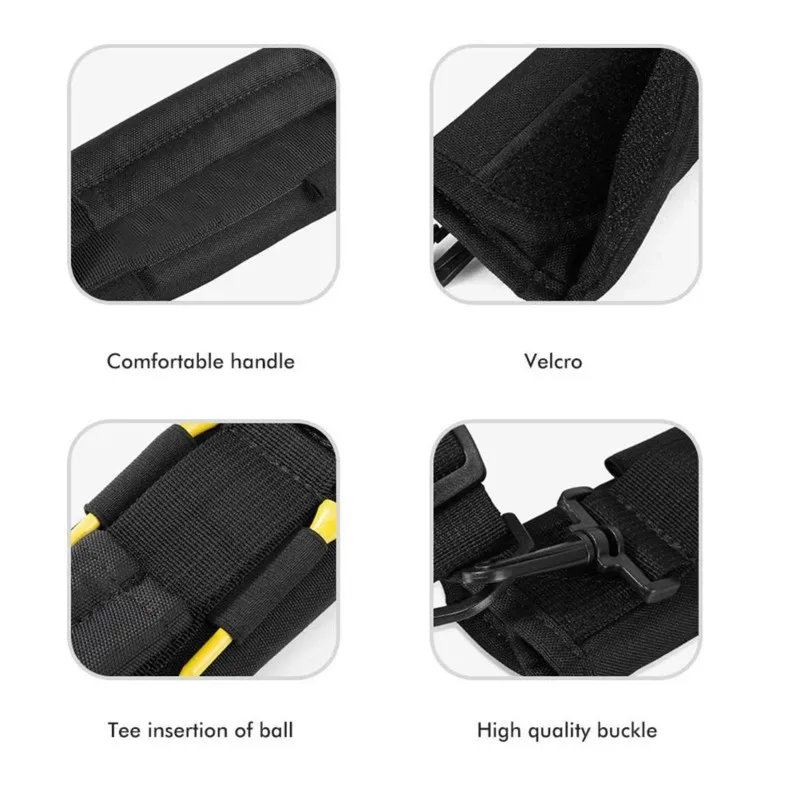 HOTB72A Golf Club Bag Mini Shoulder Carrier Driving Range Practice Pack Portable Course Training Travel Case For 3-5 Golf Clubs