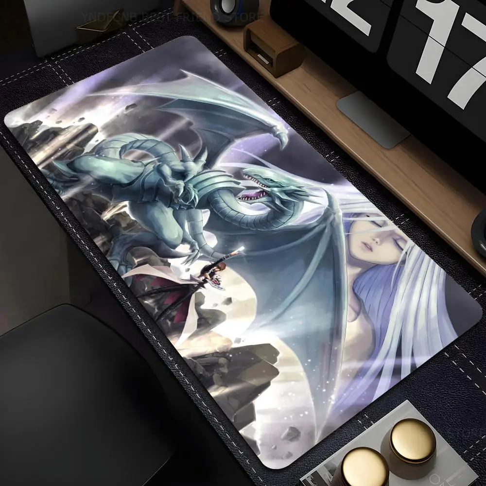 

Anime YuGiOh Mousepad Large Computer Gaming Accessories MousePads Desk Mats Anti-slip Laptop Soft Mice Pad