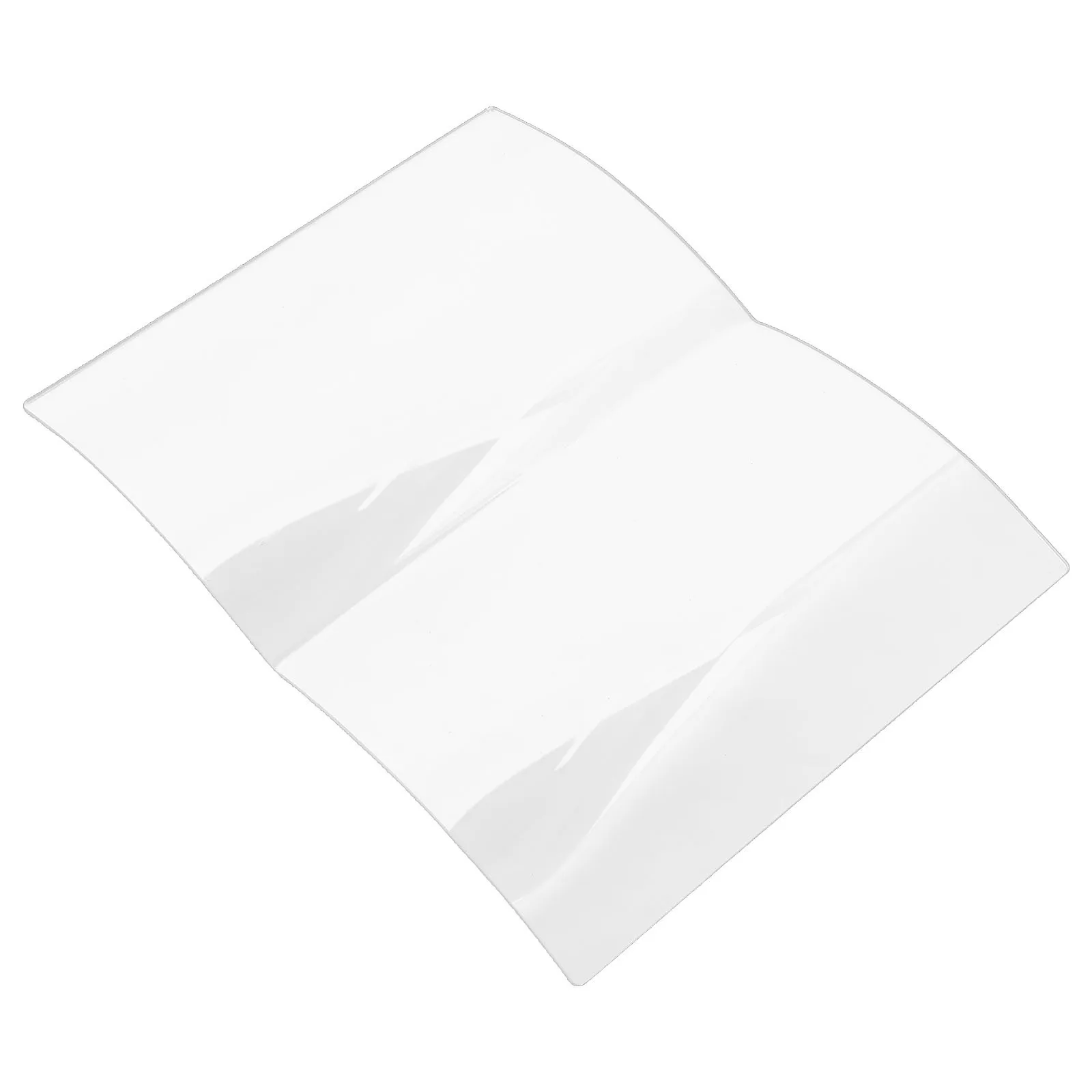 

Clear Acrylic Transparent Book Stand Open Fan Design for Display Reading Cookbooks Magazines Kitchen Living Room Study Desktop