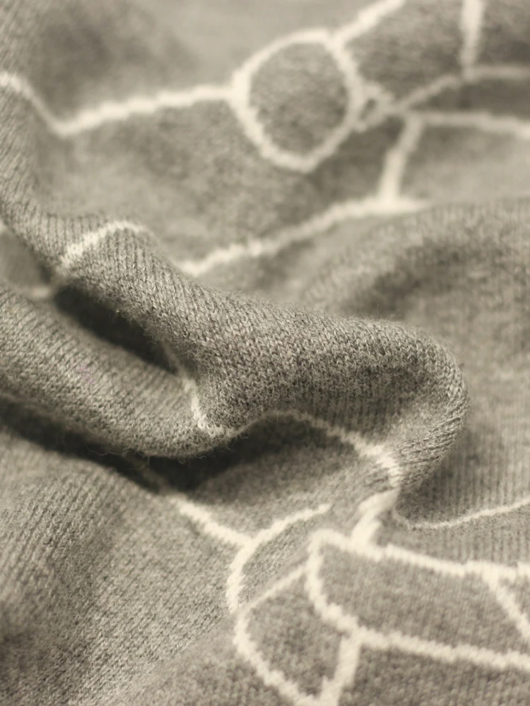 High-End Spring Autumn Casual Knitted Submarine Fi Sweater Men Women Outerwear Faion Urban Sle Long Sve round Ne W...