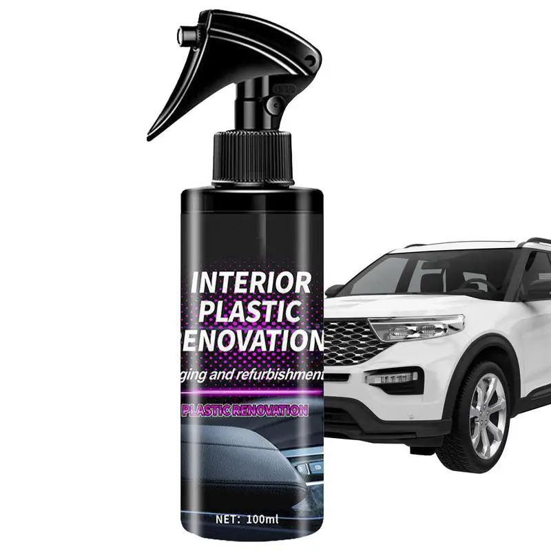 

Car Interior Restorer 100ml Auto Plastic Maintenance Agent Car Restoring Agent Coating & Refurbish Agent Automotive Curing Agent