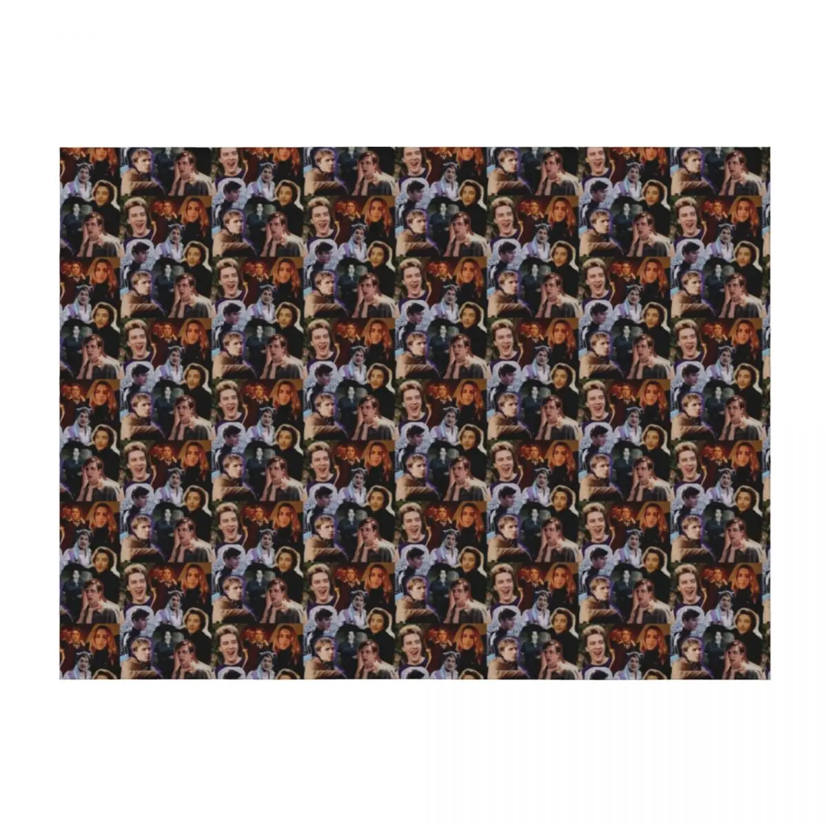 

Cody Fern Characters Collage Edit Throw Blanket Decoratives Camping Luxury Designer Sofa Quilt Blankets