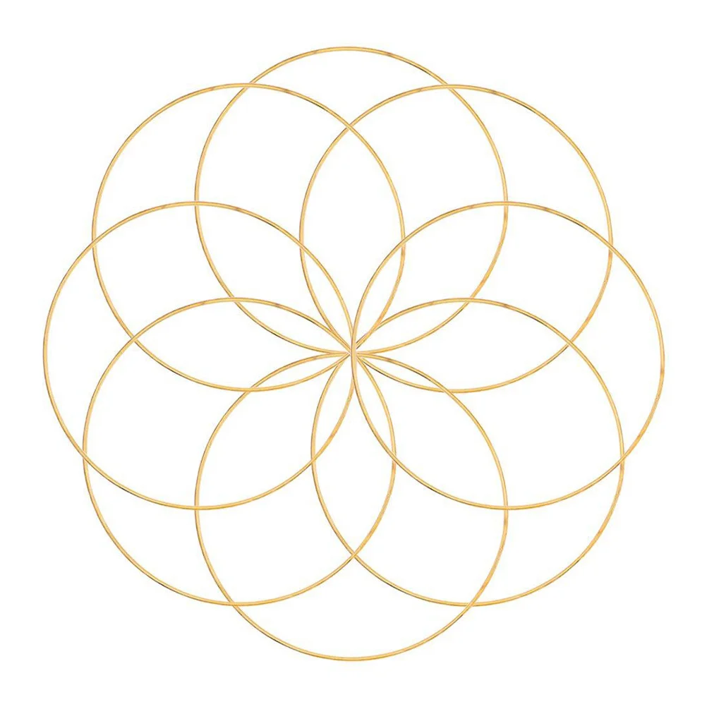 10Pcs 라운드 메탈 링 강력하고 쉽게 변형되지 않는 DIY 장식품 드림캐처 공예품 공예 후프 라운드 링 DIY 후프