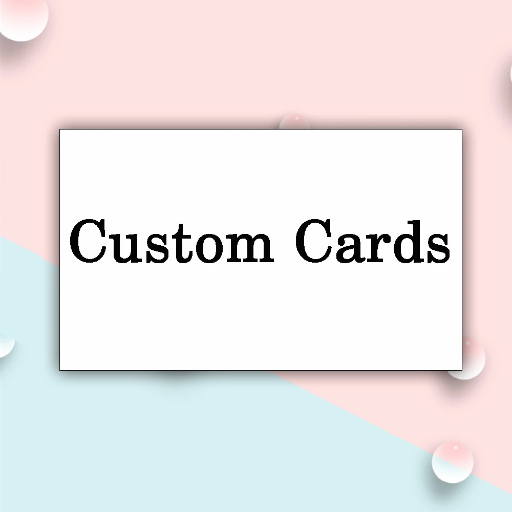 

1000pcs 9x5.4cm Customized Cards Personalized Logo Wedding Greeting Invitations Thank you Cards for Small Business Postcards