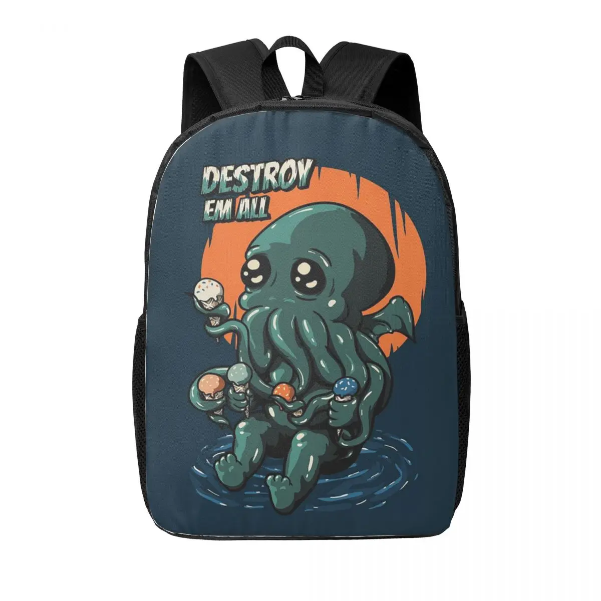 

Разрушитель мороженого детский Ктулху Некрономикон Лавкрафт женский рюкзак сумка для книг школьные сумки портативный рюкзак сумка на плечо