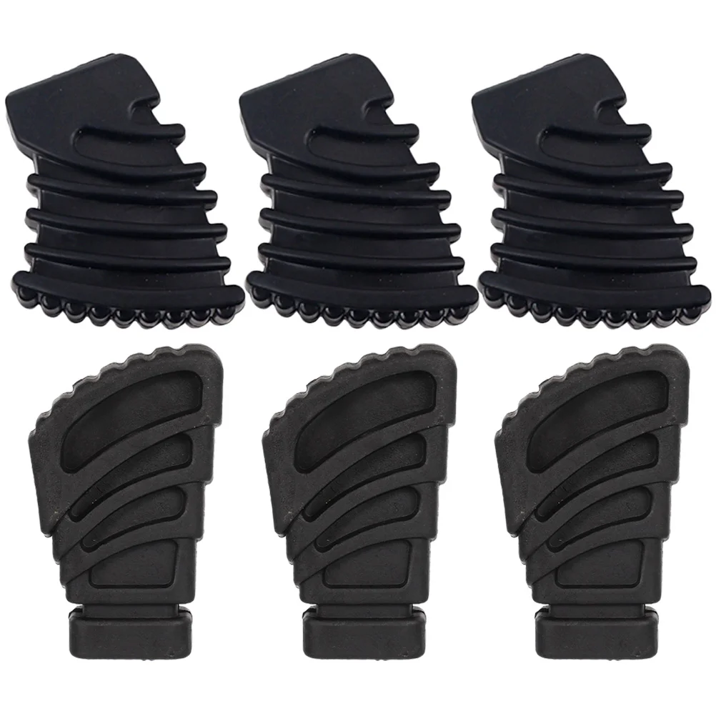 

6 Pcs Drum Pads Stand Protector Accessories Rack Kit Mat Rubber Supply Racks Feet