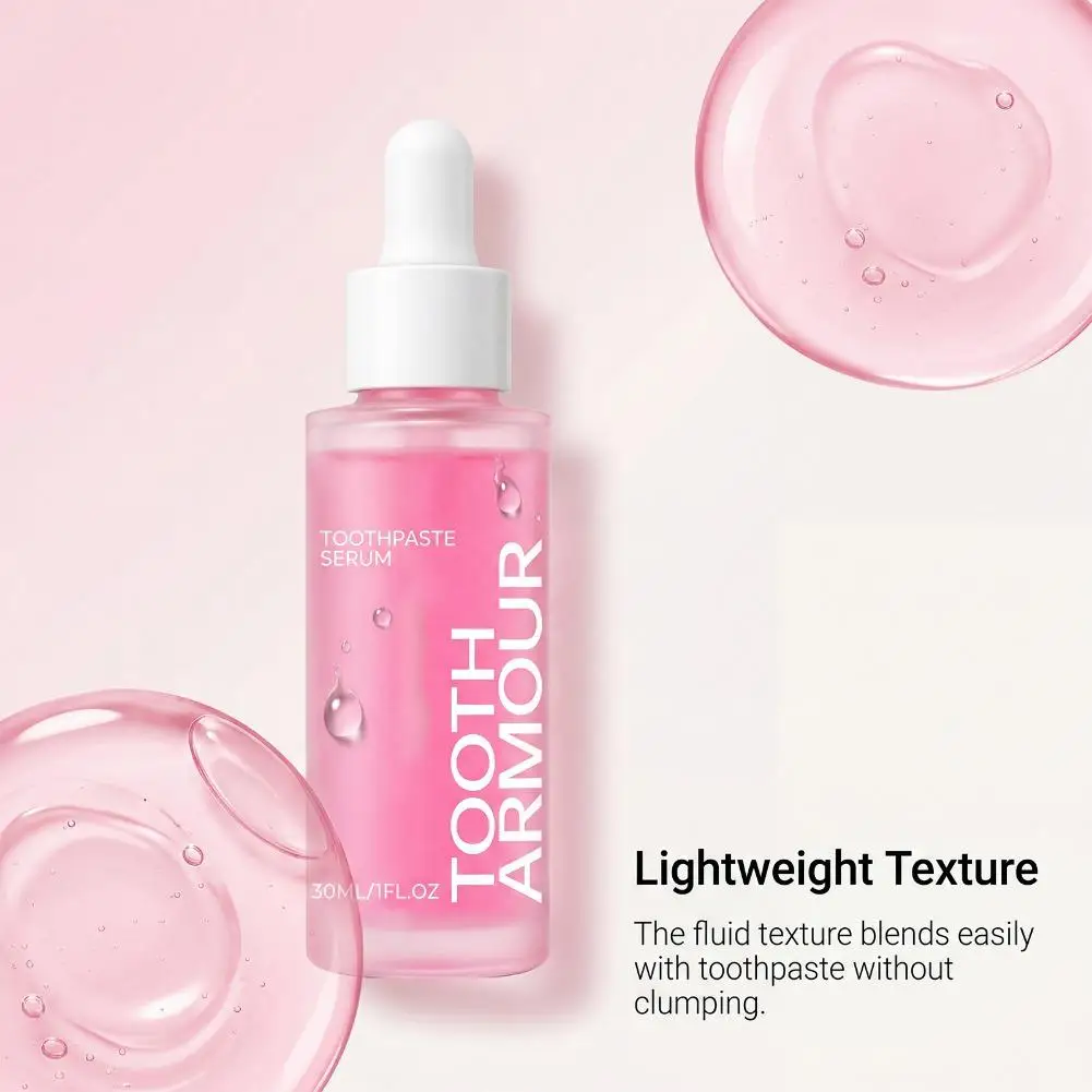 Niacinamide Teeth Whitening Serum Nano-Hydroxyapatite Lightweight Fresh Breath Oral Care Portable Clean Stains Cavity Protect