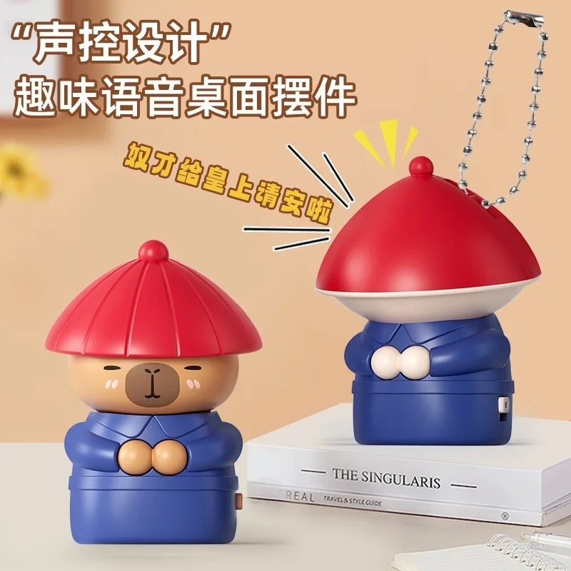 Humorvolle sprachgesteuerte Figur Spielzeug Desktop Ornament, lustige Stressabbauende Spielzeuge Puppe Q-Version Figuren Modell Kinder Geschenke