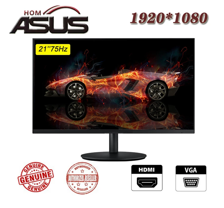 21/22 zoll 1K Display Bildschirm Computer Monitor PC 75Hz HD Gaming VGA/HDMI Flache Panel Tragbare Monitor