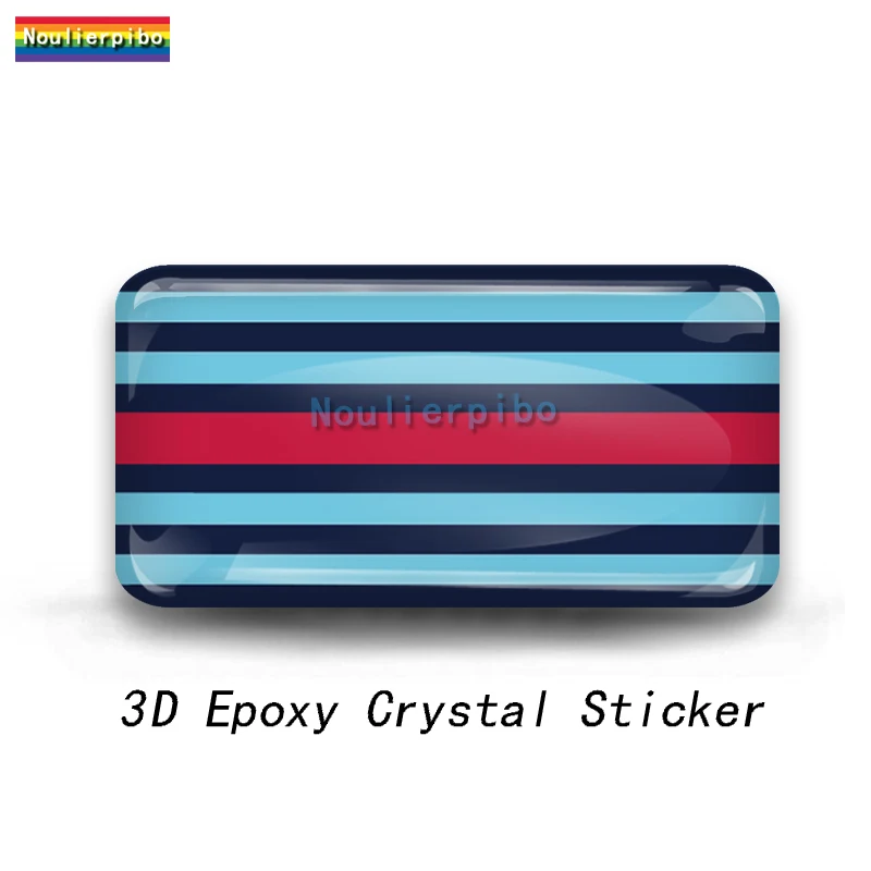 3D Sticker Stereo Epoxy Martini Racing Launch Box Trolley Case Cell Phone Vinyl Sticker Car Dome Sticker Accessories