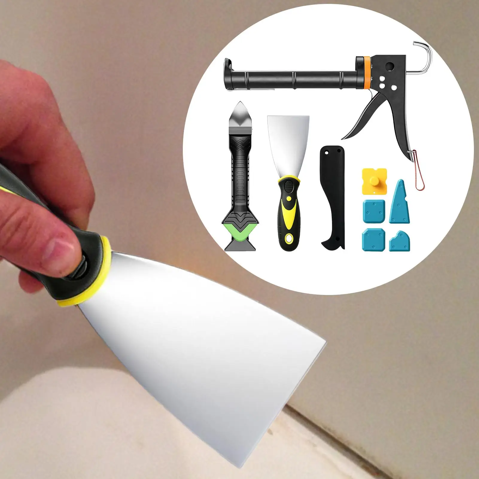 

Инструменты для удаления герметика в ванной комнате, инструменты для отделки, полное средство для герметика, уплотнительные аксессуары для оконной раковины, туалета, домашнего декора