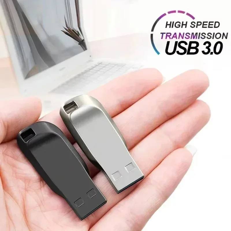 Lenovo USB-Stick 2 TB, USB 3.0, Mini, hohe Geschwindigkeit, Metallgehäuse, tragbarer Speicher, wasserdicht, Speichermedium, U-Disk, für das Auto, neu. – Detail 2