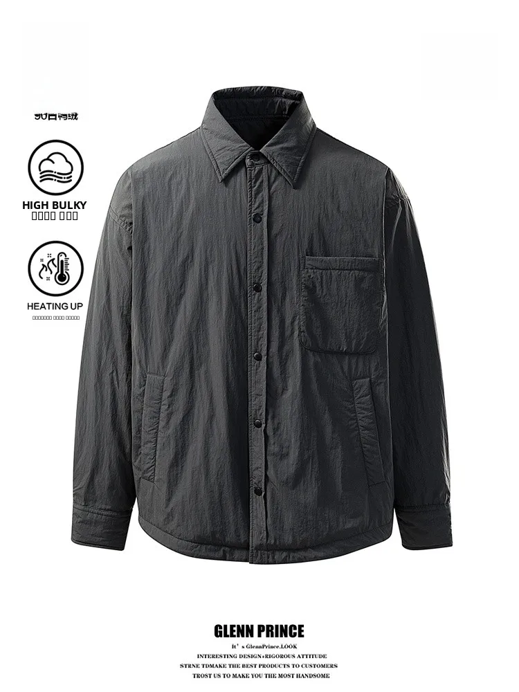 

Легкая мужская пуховая куртка GPstudio в японском стиле для повседневной носки, теплая, для города, в американском стиле