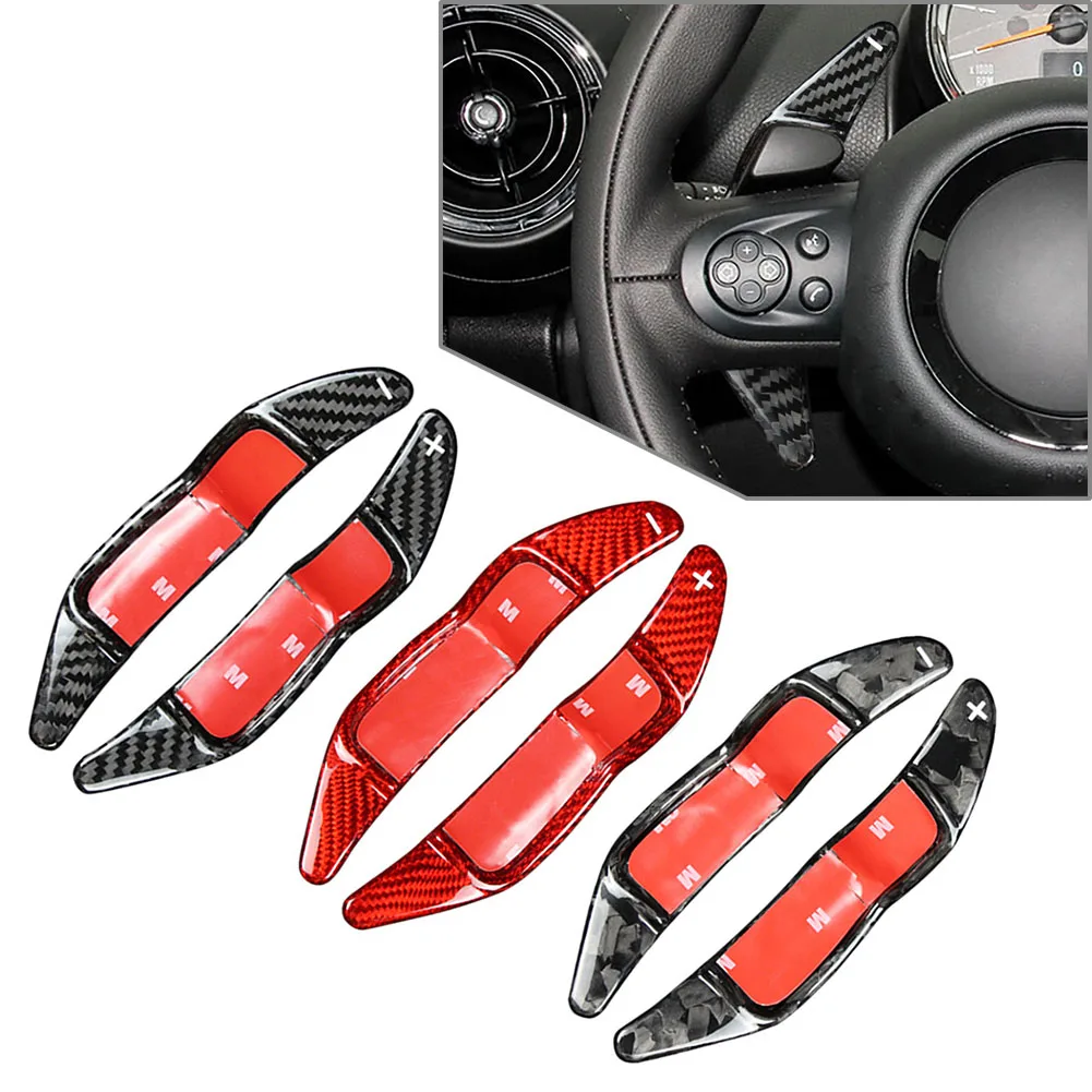 

Real Carbon Fiber Car Steering Wheel Shifter Extension Shift Paddle Accessories For BMW Mini R55 R56 R57 R58 R59 R60 R61