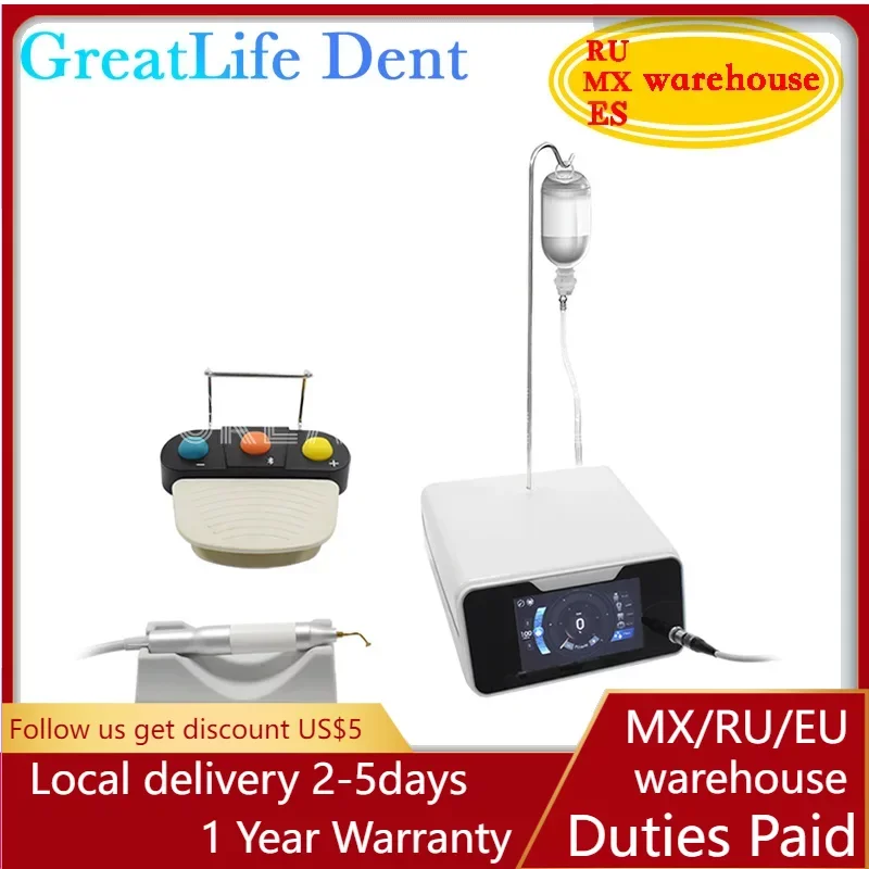 

GreatLife Dent AI-Bone II Surgery Bone Knife Endo Perio Surgical Equipment LED Ultrasonic Bone Knife Cutter