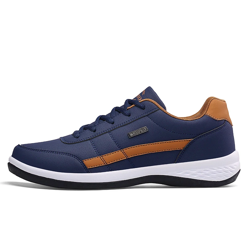 Zapatos de Golf de cuero para hombre, zapatillas informales, transpirables, italianos, antideslizantes, vulcanizados