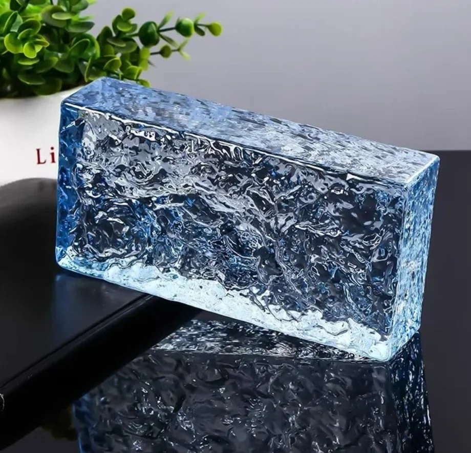 Ultra Clear Solid High Strength Modern Crystal Glass Brick Transparent Square Partition Bathroom Bedroom Internet - Famous - view 3