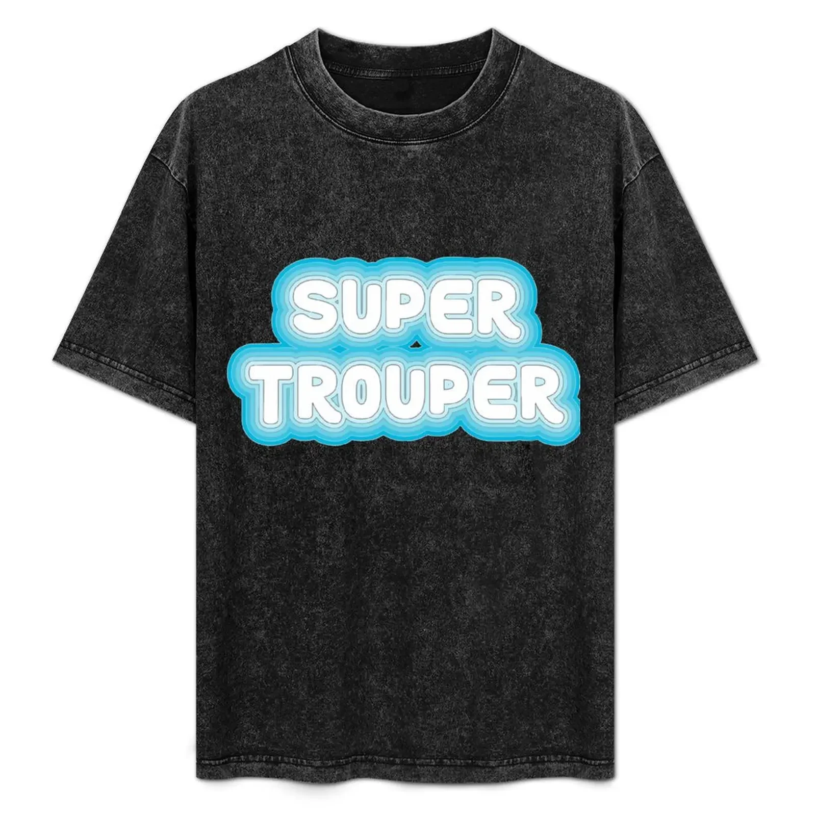 Super trouper T-Shirt tees new edition anime clothes Aesthetic clothing T-shirts for men cotton