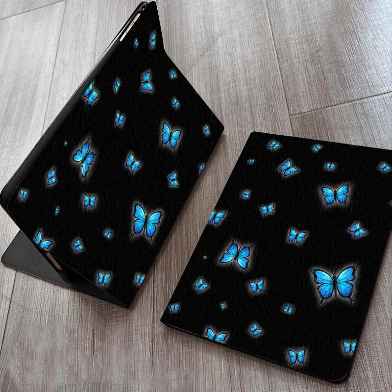 

Чехол для планшета OPPO Realme Pad Air X 10.36 11 дюймов с рисунком синей бабочки