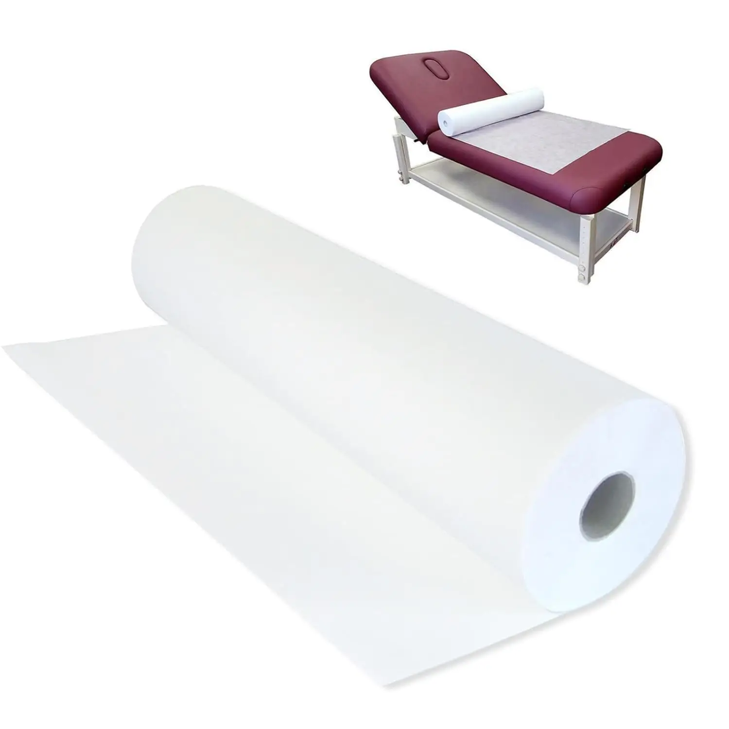50pcs/Roll Non-Woven Bed Sheets, 53 * 70cm Waterproof, for Massage, Spa, Tattoo & Exam Table, Disposable, Protective Cover